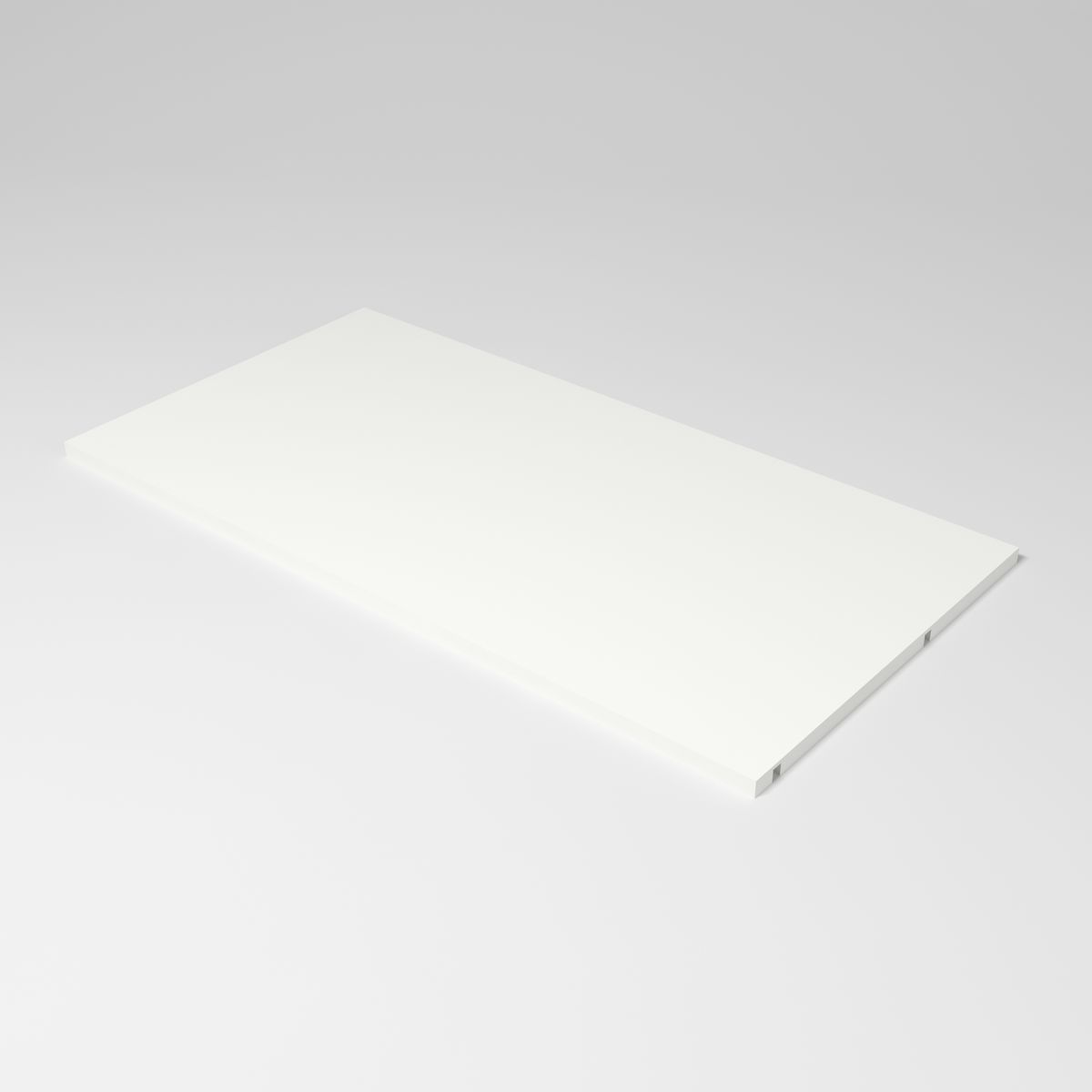 Tablette semi-fixe pour caisson Largeur 958 mm, Blanc Mat