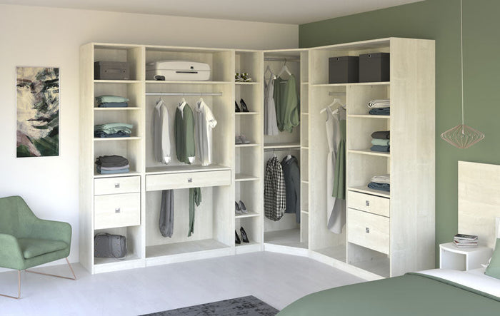 Dressings modulables Pronto - Collection Bois Flotté Crème